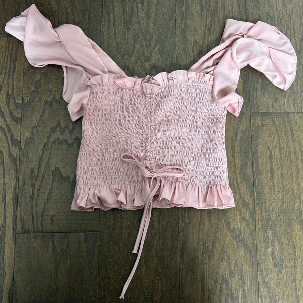 Pink Blouse Sz S